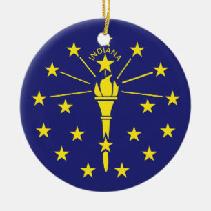 INDIANA JULGRANSPRYDNAD KERAMIK