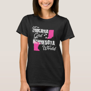 Indiana Just en indiana-flicka i Minnesota T Shirt