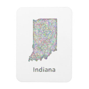 Indiana karta magnet