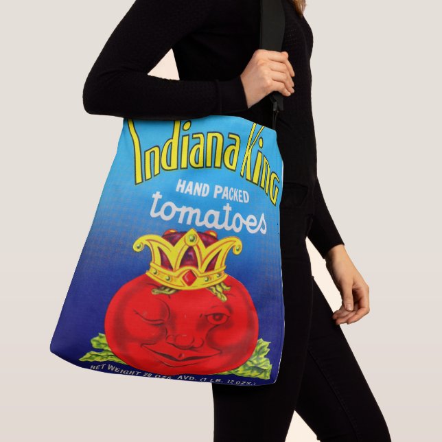 Indiana Kung tomatetikett Axelväska (Närbild)