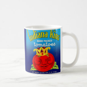 Indiana Kung tomatetikett Kaffemugg