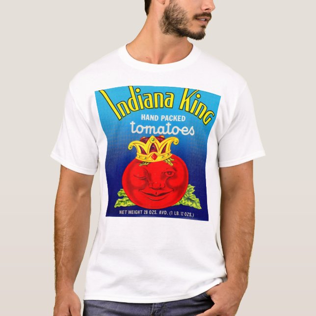 Indiana Kung tomatetikett T Shirt (Framsida)