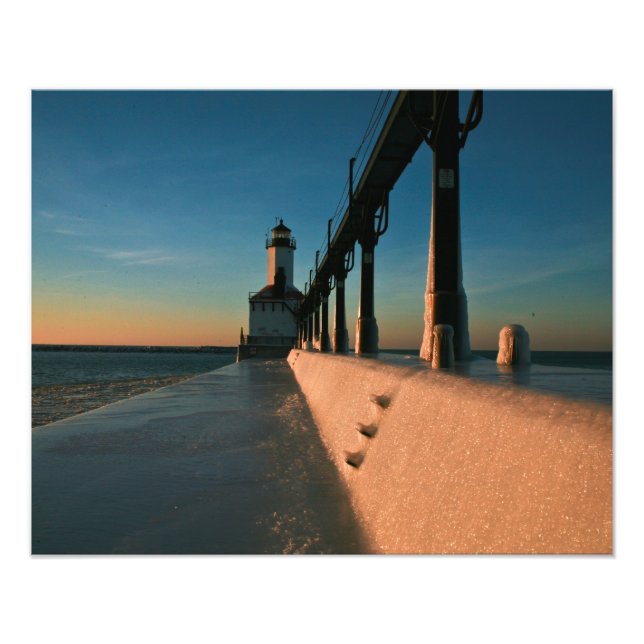 Indiana Lighthouse Fototryck (Framsidan)