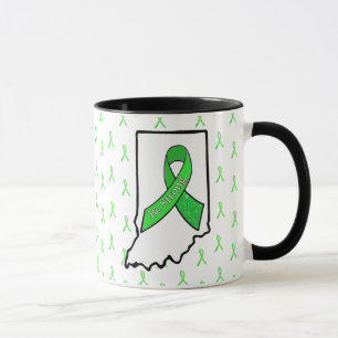 Indiana Lymeborrelios Medvetenhetsband Kaffe Mugg
