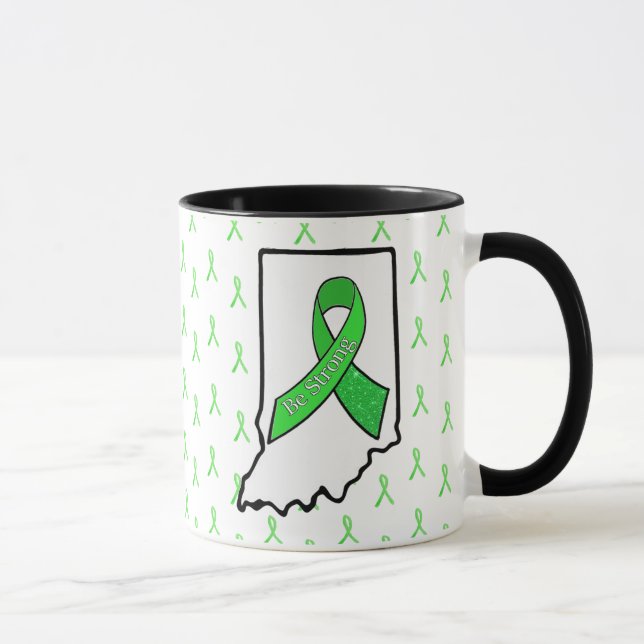 Indiana Lymeborrelios Medvetenhetsband Kaffe Mugg (Höger)