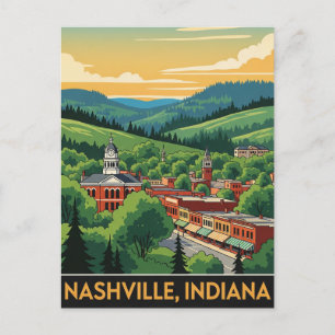 Indiana Nashville Travel Vykort