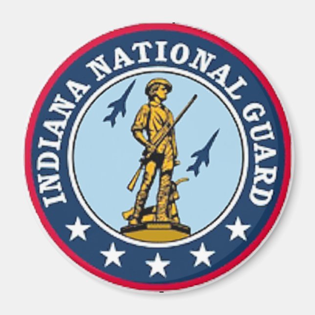 Indiana National Guard Magnet (Framsidan)