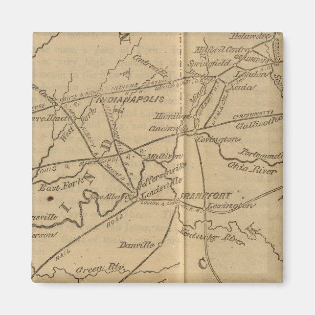 Indiana, Ohio, Kentucky Magnet (Framsidan)