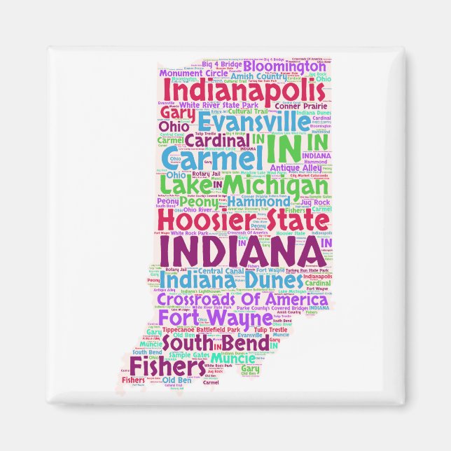 Indiana Ord Cloud Magnet (Framsidan)