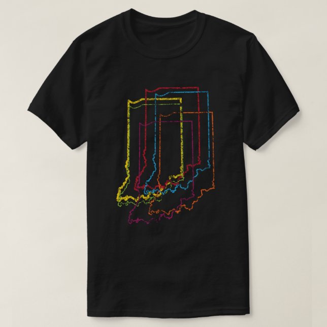 indiana-pride oskärpa tröja (Design framsida)