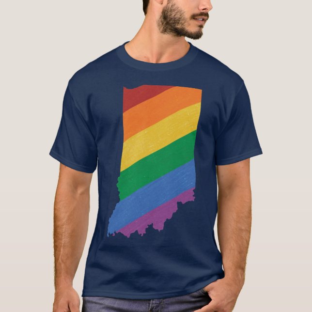 Indiana Pride T Shirt (Framsida)