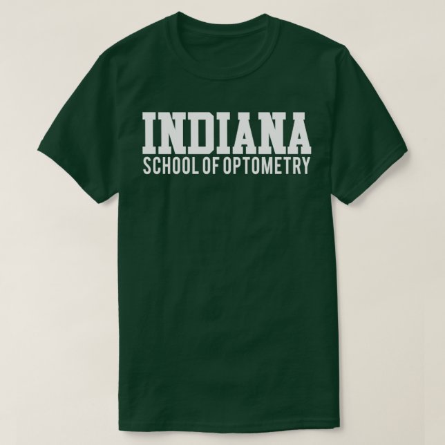 Indiana School of Optometry 1 T Shirt (Design framsida)