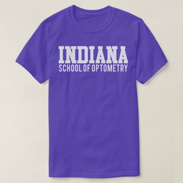 Indiana School of Optometry T Shirt (Design framsida)