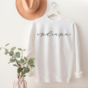 Indiana Script State Women's Sweatshirt T Shirt