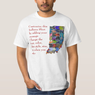 Indiana skjorta - anpassningsbar med val eller t-shirt