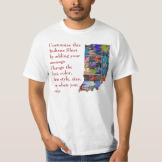 Indiana skjorta - anpassningsbar med val eller t-shirt