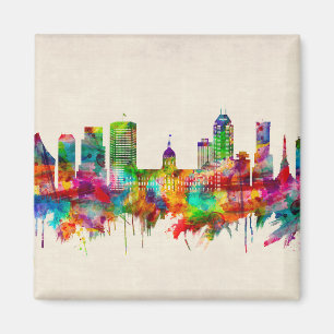 Indiana Skyline Magnet