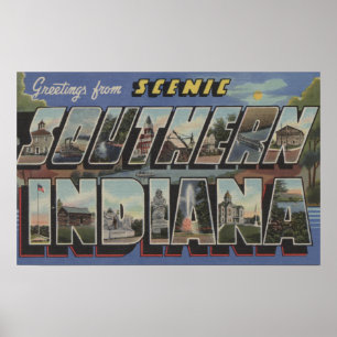 Indiana (södra) - Stora Brev-scenarierna Poster