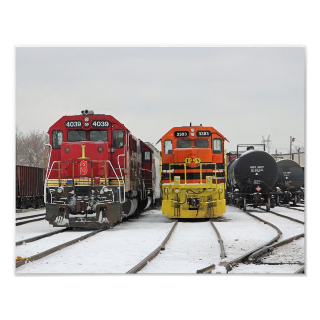 Indiana Southern Railroad Skriv ut Fototryck (Framsidan)