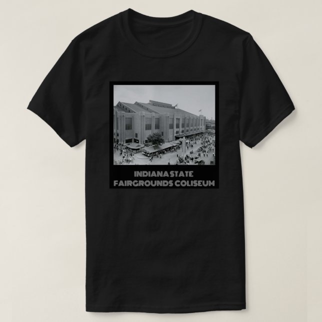 Indiana State Fair Coliseum - Blue T Shirt (Design framsida)