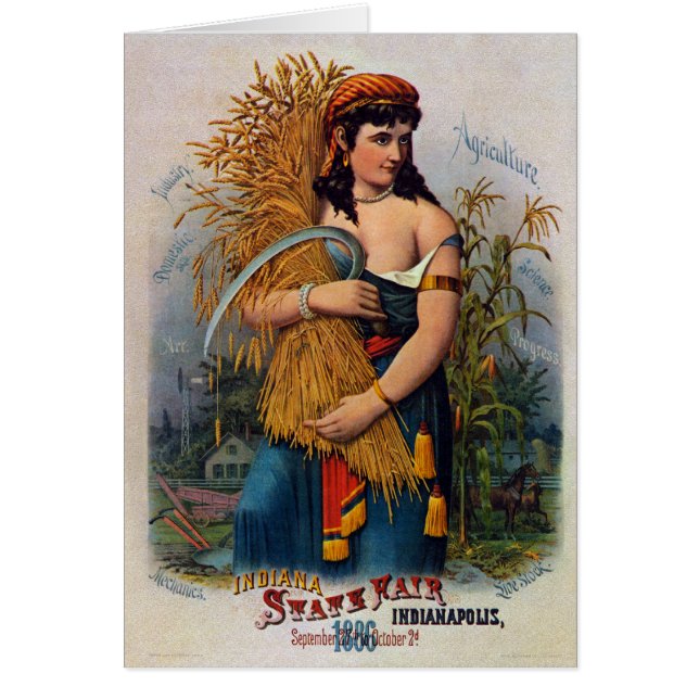 Indiana State Fair Hälsningskort (Framsidan)