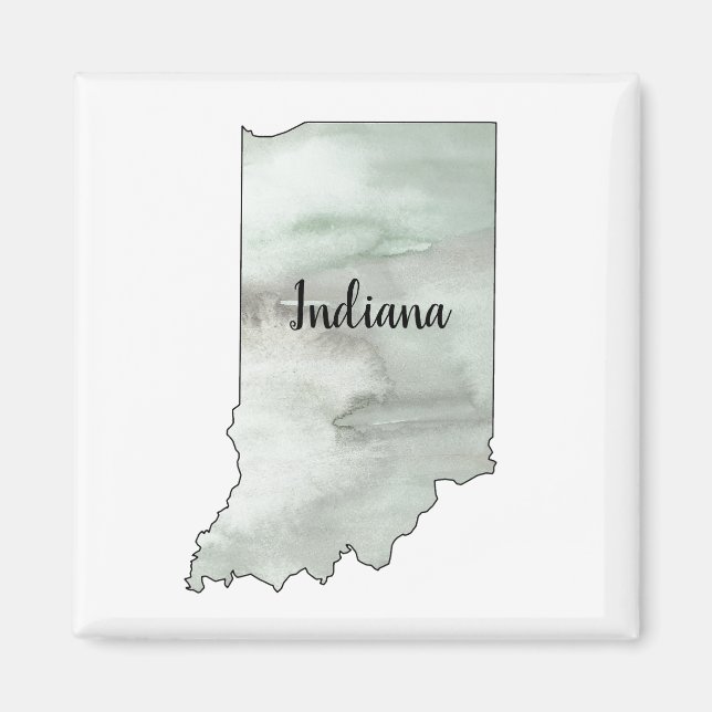 Indiana State Illustration Magnet (Framsidan)