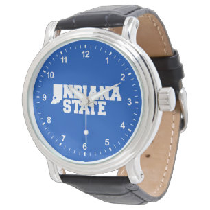 Indiana State Logotyp Armbandsur