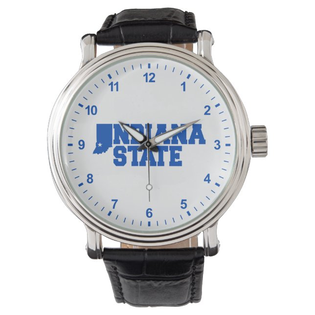 Indiana State Logotyp Armbandsur (Framsida)