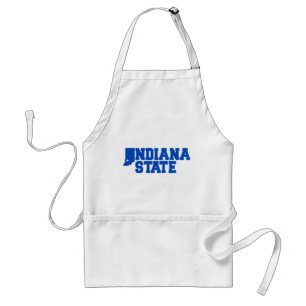 Indiana State Logotyp Förkläde
