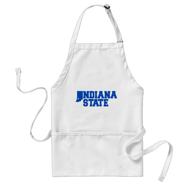Indiana State Logotyp Förkläde (Framsidan)