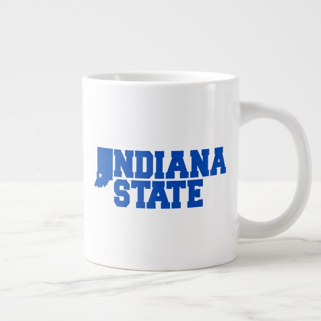 Indiana State Logotyp Jumbo Mugg (Höger)