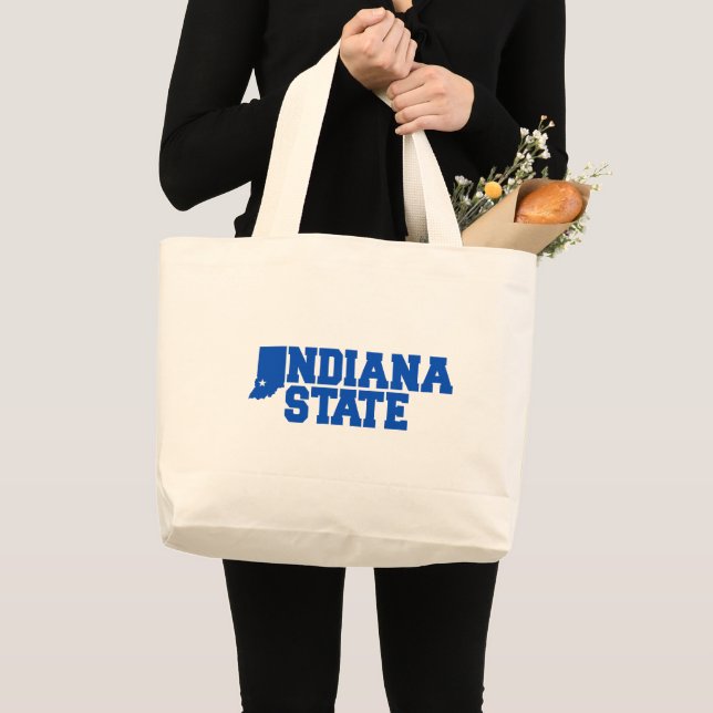 Indiana State Logotyp Jumbo Tygkasse (Framsida (produkt))