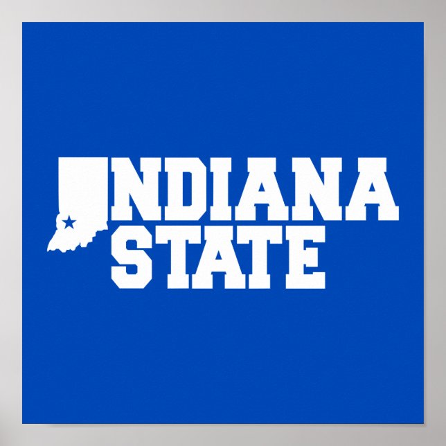 Indiana State Logotyp Poster (Framsidan)