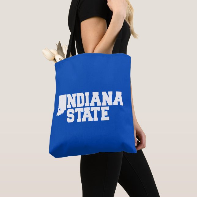 Indiana State Logotyp Tygkasse (Närbild)
