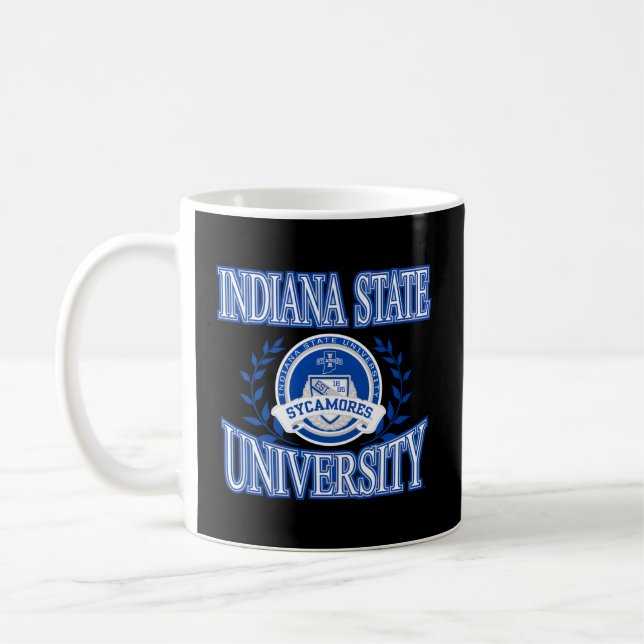 Indiana State Sycamores Laurels Offically Kaffemugg (Vänster)