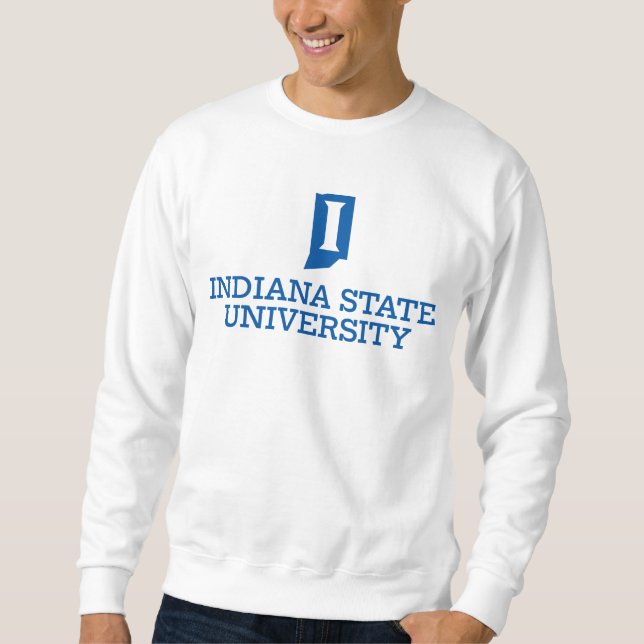Indiana State University Lång Ärmad Tröja (Framsida)