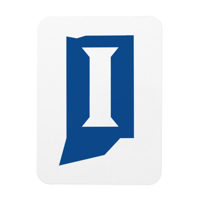 Indiana State University Magnet (Vertikal)
