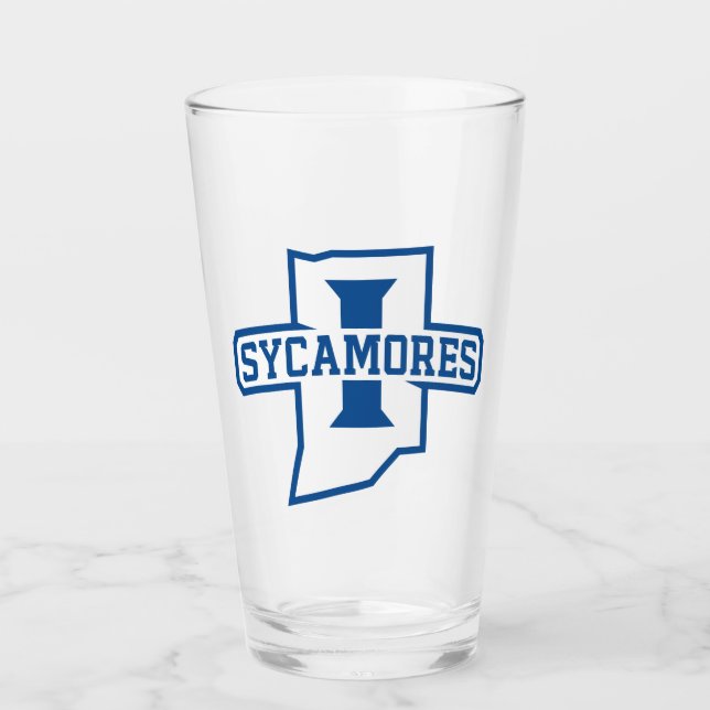 Indiana State University Sycamores Glaskopp (Framsida)
