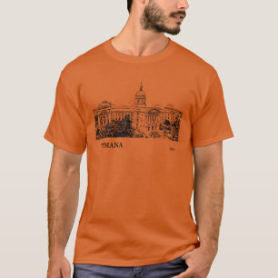 Indiana State USA Överstorlek T Shirt