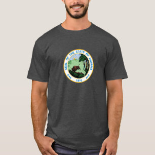 Indiana statens sigill t shirt