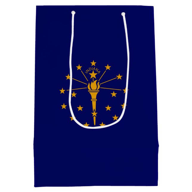 Indiana Statlig flagga Design (Baksidan)