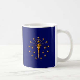 Indiana Statlig flagga Design Kaffemugg