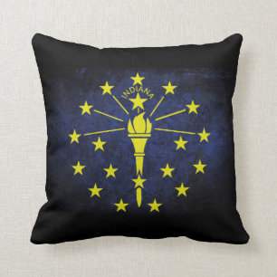 Indiana statlig flagga kudde