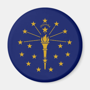 Indiana Statlig flagga Magnet