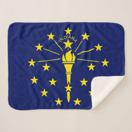 Indiana Statlig flagga Print Patriotic