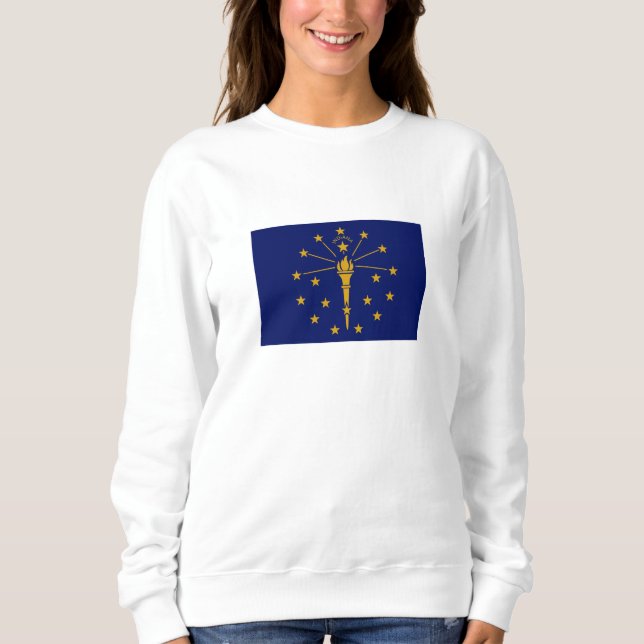 Indiana Statlig flagga T Shirt (Framsida)