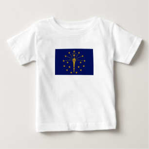 Indiana Statlig flagga T Shirt