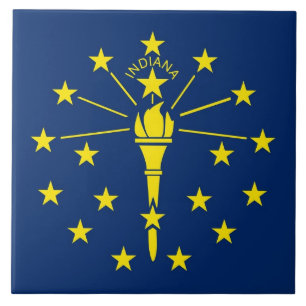 Indiana Statlig flagga Tile Kakelplatta
