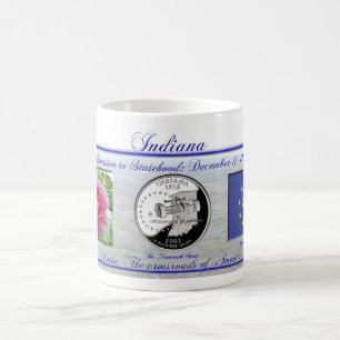 Indiana statligt jubileums- kaffemugg