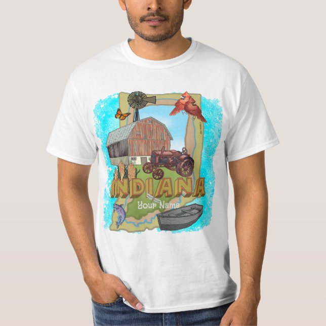 Indiana T Shirt (Framsida)